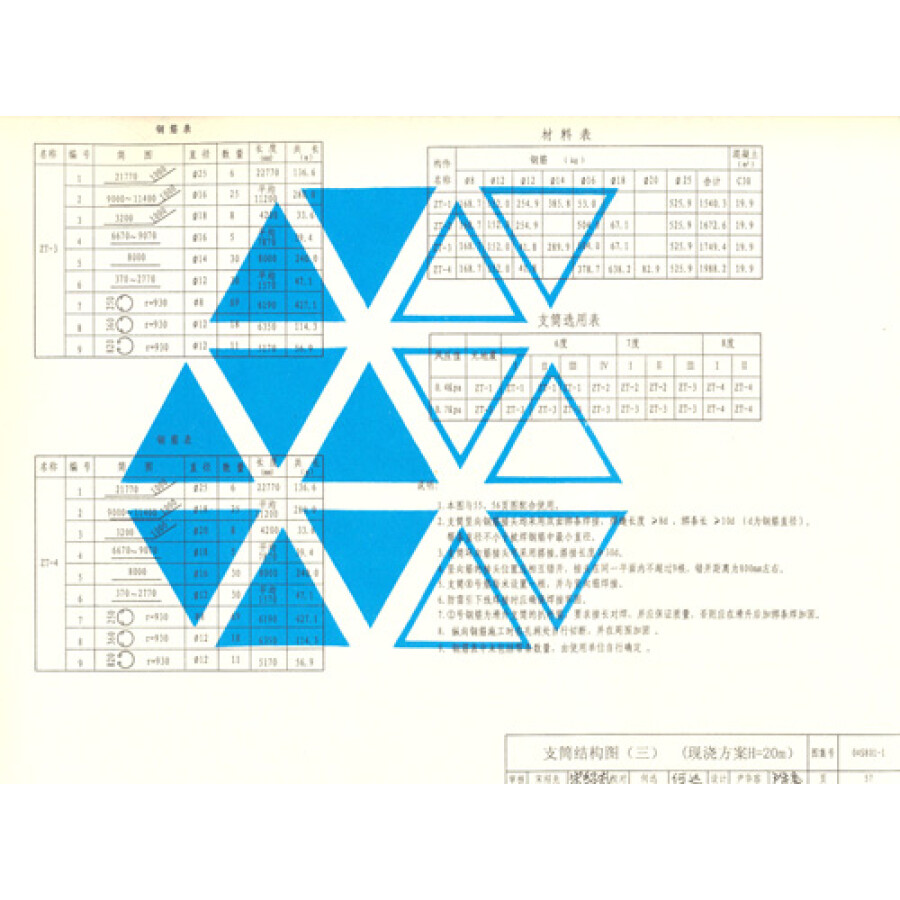 国家建筑标准设计图集:钢筋混凝土倒锥壳保温水塔04s801-1(50m3,100m3