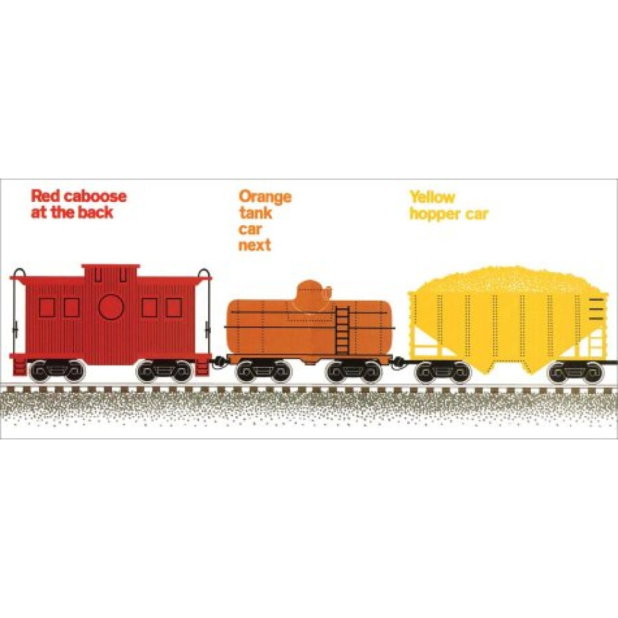 freight train 货运火车(纸板书) 英文原版