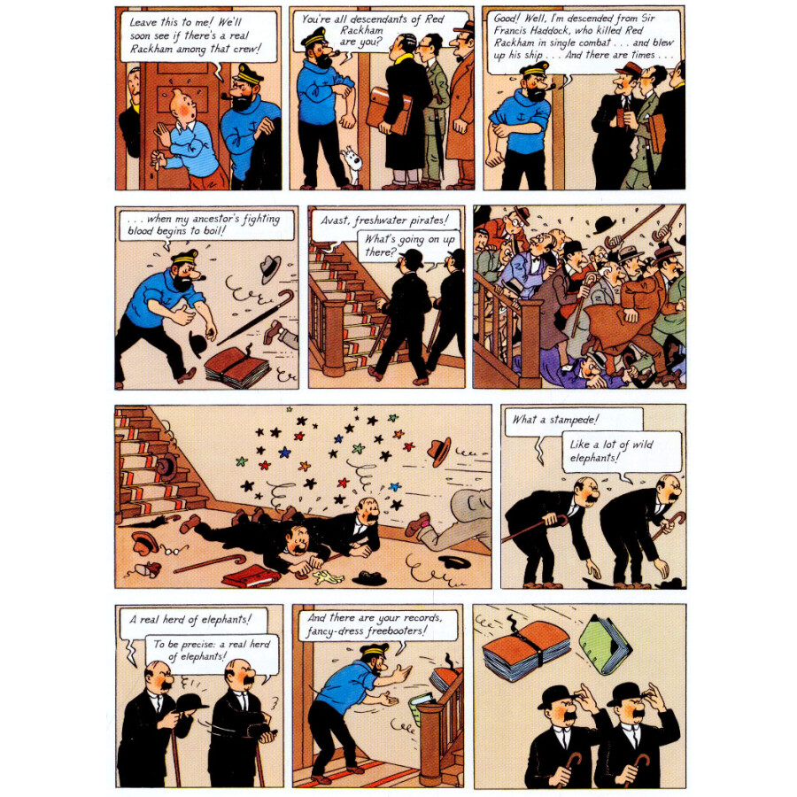 the adventures of tintin volume 4 丁丁历险记卷4 英文原版