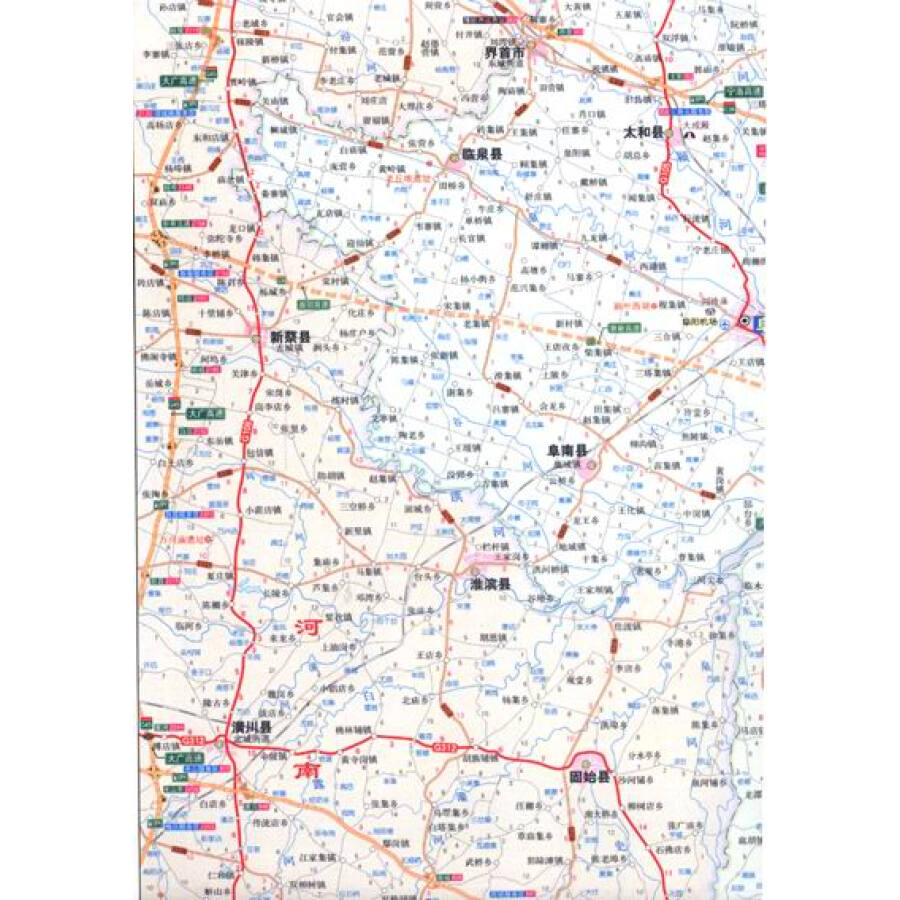 公路地图系列:上海 江苏 浙江 安徽公路网交通图(2012版)(双面覆膜撕