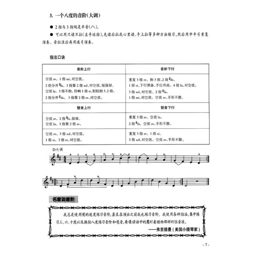 小提琴循序音阶