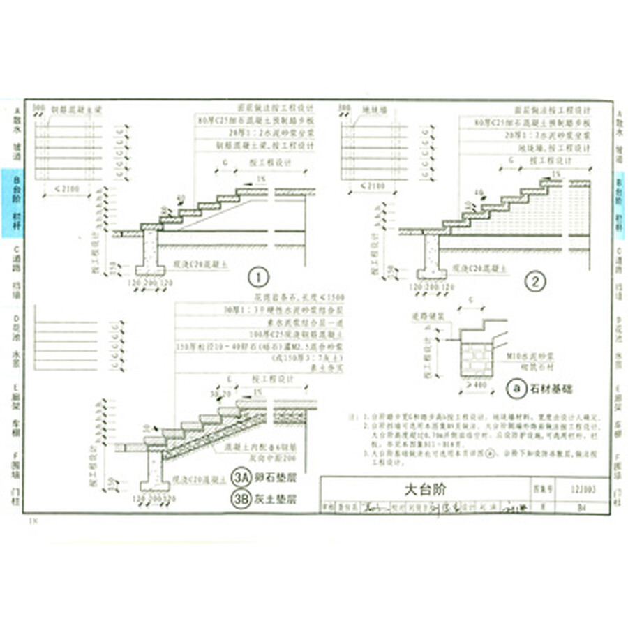 图集(12j003·代替02j003):室外工程》适用于新