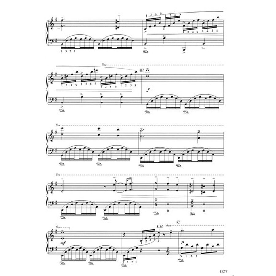 德曼的钢琴曲 天空之城 的谱子