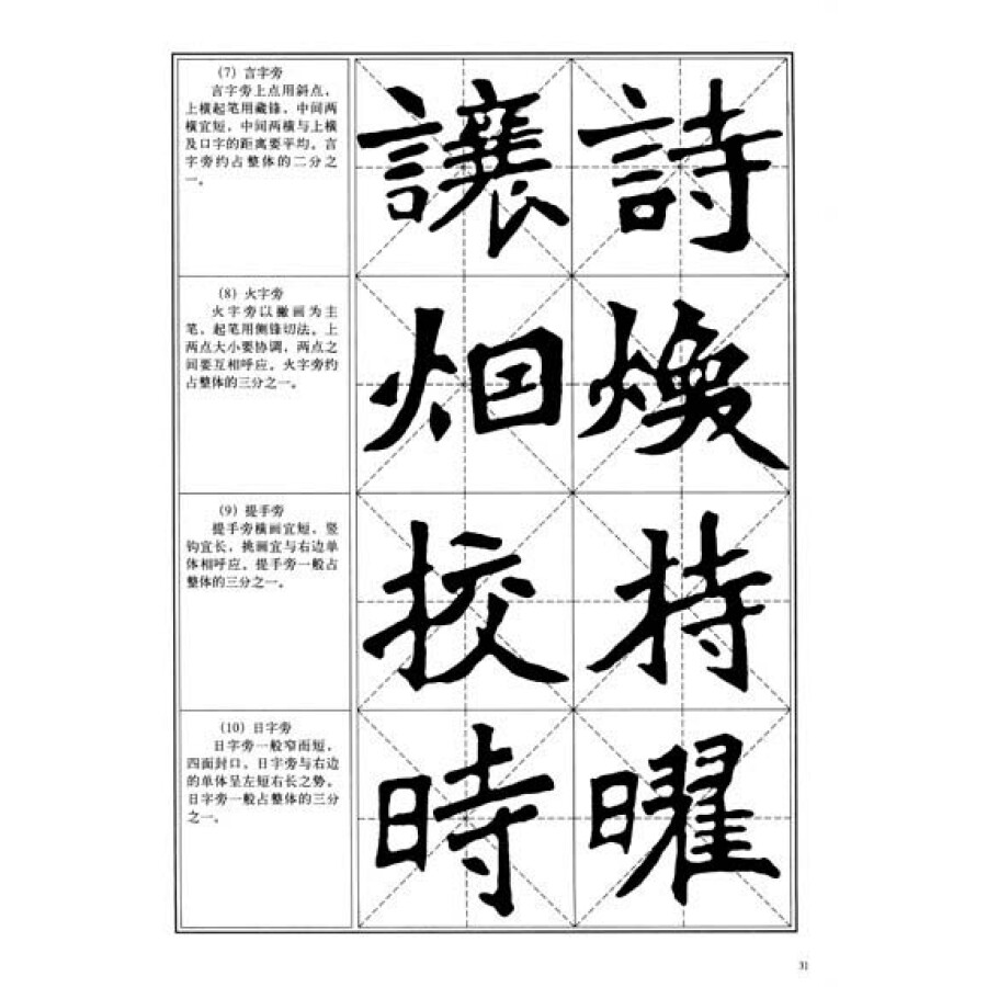 中国书法教程:北魏张猛龙碑习字帖