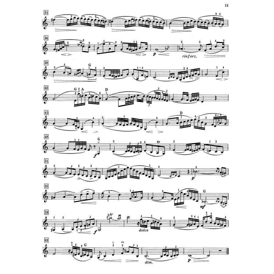 马扎斯小提琴练习曲(作品36号 第2册 华丽练习曲)
