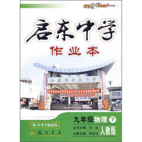 启东中学作业本：9年级物理（下）（人教版）（附中考专题训练）