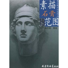 美术教学示范作品：素描石膏范图19
