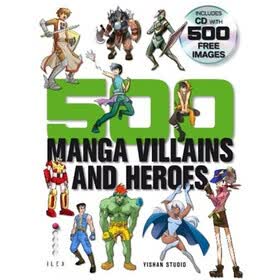 500 Manga Villains and Heroes