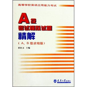 A级考试模拟式题精解