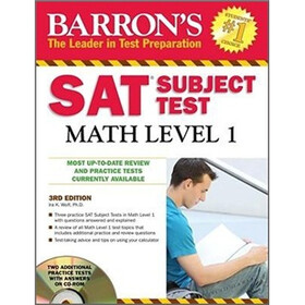 Sat Subject Test Math Level 1, 3rd Ed. W/CD (Barron's SAT Subject Test Math Level 1 (W/CD))