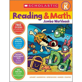 Reading & Math Jumbo Workbook: Grade PreK