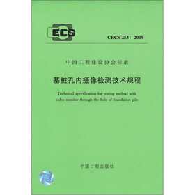 中国工程建设协会标准：基桩孔内摄像检测技术规程（CECS253：2009）