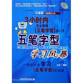五笔字型学习风暴（附光盘）
