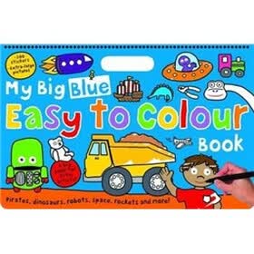 My Big Blue Easy to Colour Book