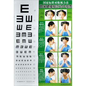 国家标准对数视力表·眼保健操规范动作挂图