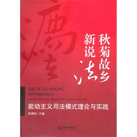 秋菊故乡新说法：能动主义司法模式理论与实践