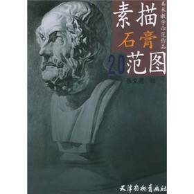 美术教学示范作品：素描石膏范图20