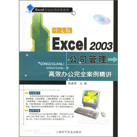 中文版Excel 2003公司管理：高效办公完全案例精讲