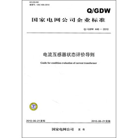 国家电网公司企业标准（Q／GDW 446-2010）：电流互感器状态评价导则
