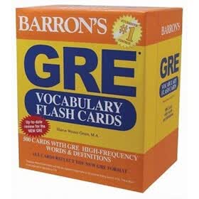 GRE Vocabulary Flash Cards