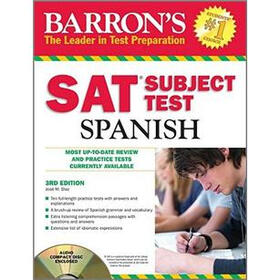 Barron's SAT Subject Test: Spanish with Audio CDs, 3rd Edition (Barron's SAT Spanish)