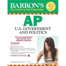 Barron's AP U.S. Government and Politics, 7th Edition