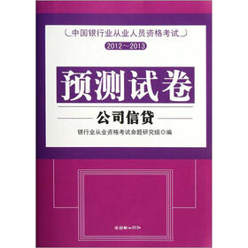 中国银行业从业人员资格考试预测试卷2012-2013：公司信贷