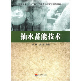 河海大学“211工程”三期资助研究生系列教材：抽水蓄能技术