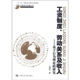 工资制度、劳动关系及收入：基于行为理论的研究