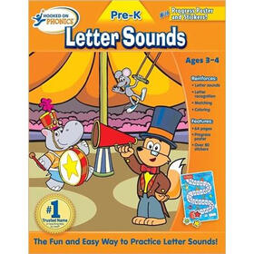 Hooked On Phonics Pre-K Letter Sounds Workbook