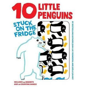 10 Little Penguins Stuck on the Fridge