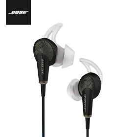 Bose QC20有源消噪耳机 黑色-苹果版线控 降噪手机耳机