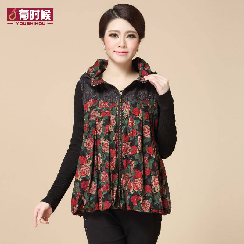 有时候 中老年女装<em>女士春秋款马甲</em>外套 中老年