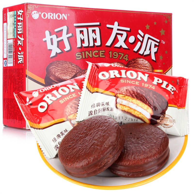 orion 好丽友 巧克力派24枚 816g/盒(新老包装随机发送)【图片 价格