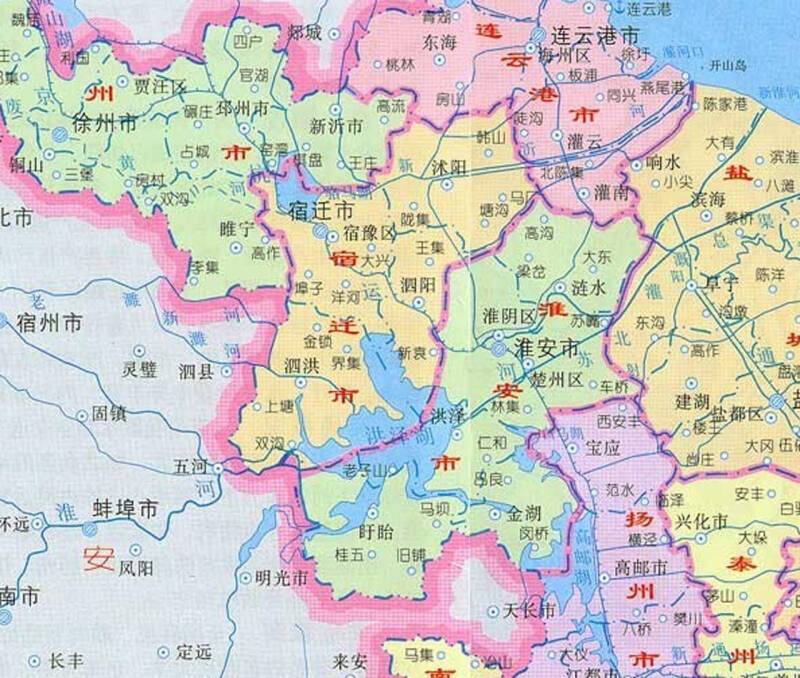 江苏省地图(1:700000最新版)