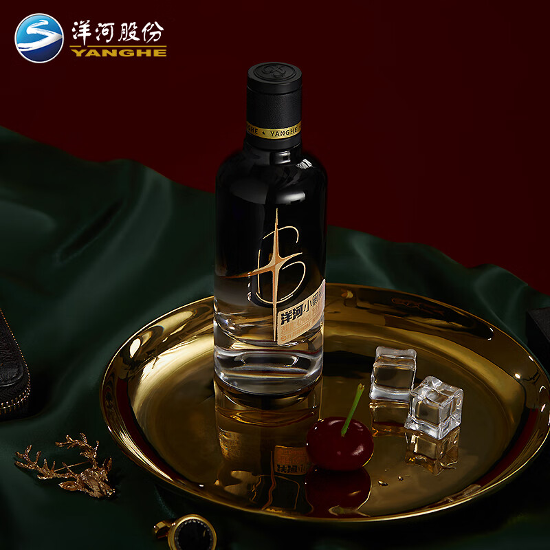 洋河 小黑瓶 42度小酒 单瓶装白酒100ml 口感绵柔浓香型