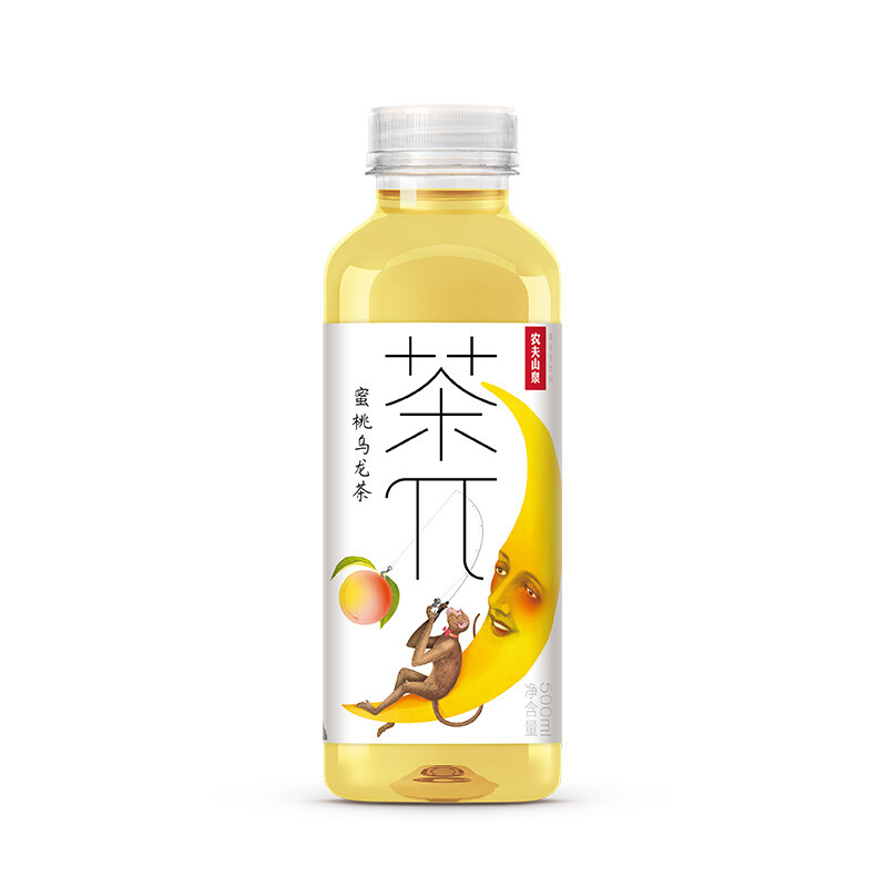 农夫山泉茶派茶饮料蜜桃乌龙茶500ml15瓶整箱