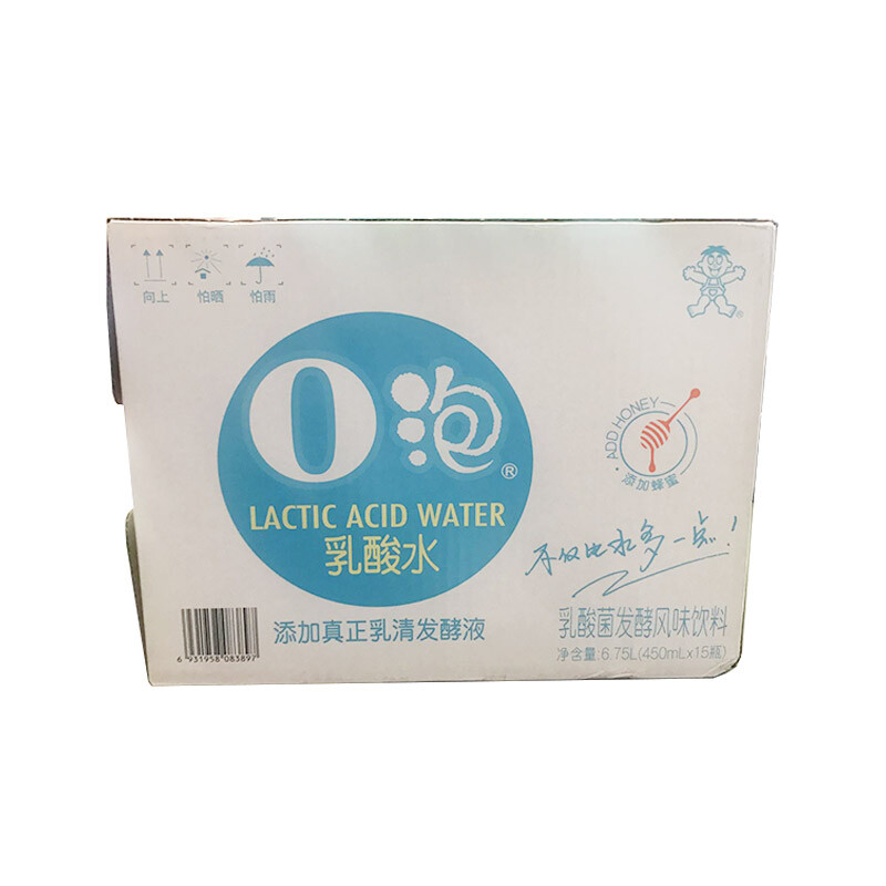 旺旺o泡乳酸水风味饮料 450ml*15瓶/箱 *2个