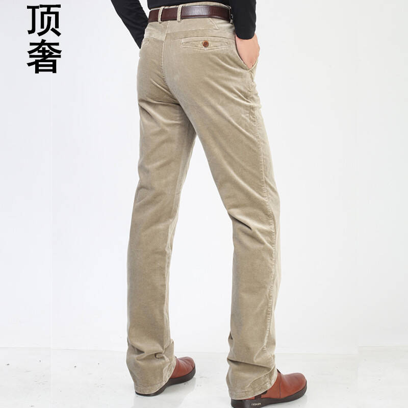 款灯芯绒裤男3 15#浅米色 3尺2是107厘米