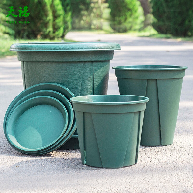 天诺园艺 透气防烂根控根花盆 塑料绿植花盆 绿