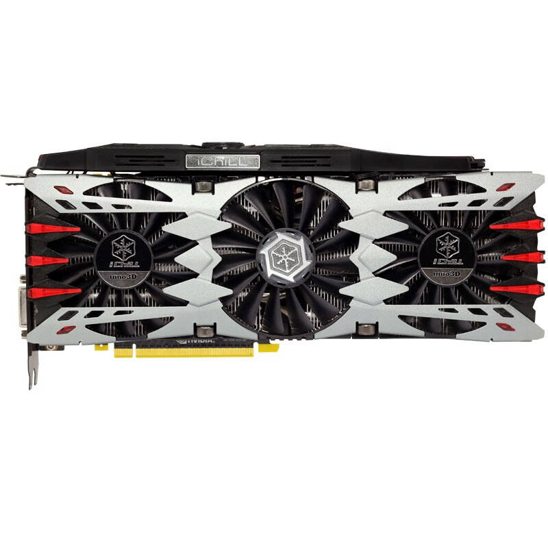 映众(inno3d)gtx980 ultra冰龙超级版 ichill 1266~1367/7200mhz 4gb