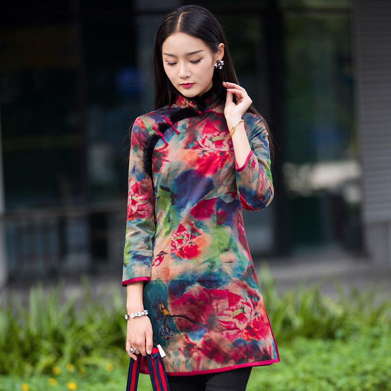 华族经典唐装旗袍旗舰店 - 京东