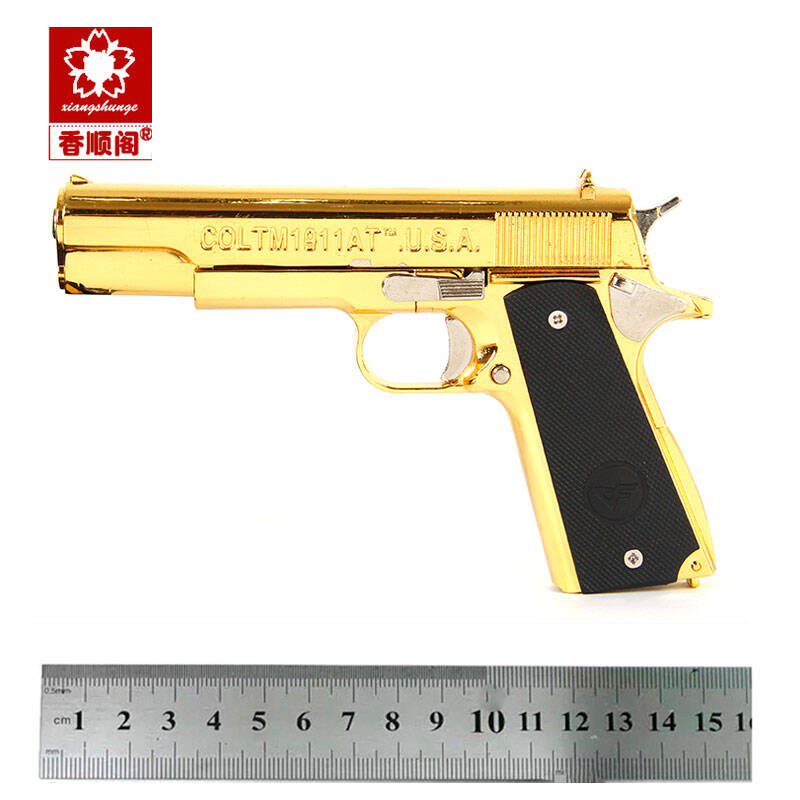 全金属 可拆卸 1:2 沙漠之鹰柯尔特双枪 沙鹰手枪模型