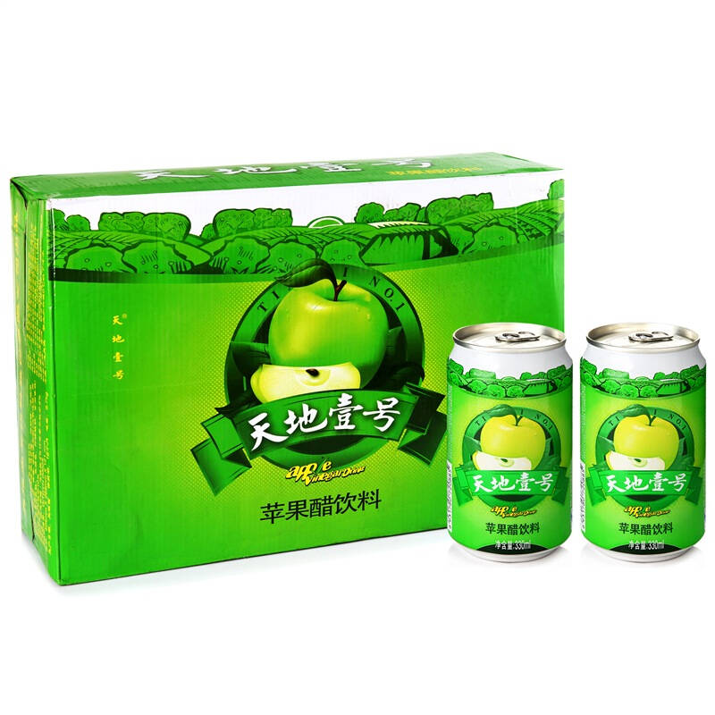 天地壹号苹果醋饮料330ml6罐连包