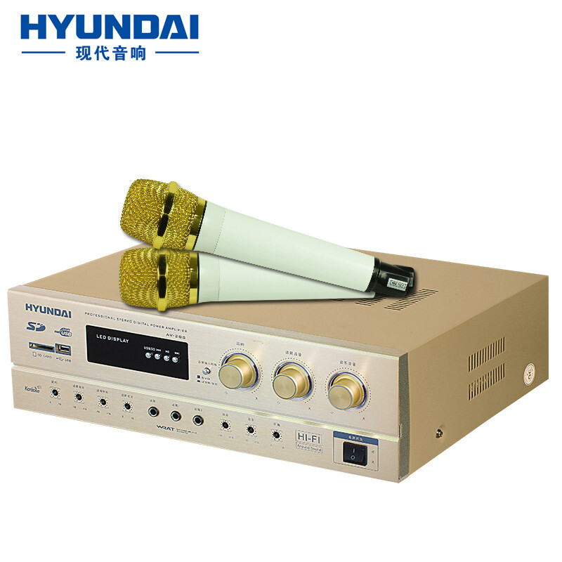 现代(HYUNDAI)音响 功放机AV-288 家庭影院卡