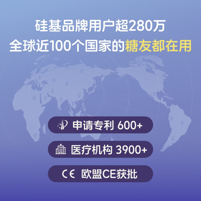 硅基SiPrime 月亮中频卡动态血糖仪图片