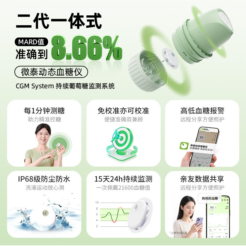 微泰GX-01S动态血糖仪图片