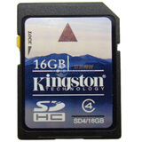 ��ʿ�٣�Kingston��16GB class4 SD�洢����SD4/16GB��