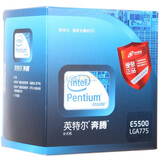Ӣ�ض�(intel)45���� ����˫�˴����� E5500��װCPU��LGA775/2.8GHz/2M��������/800MHz��