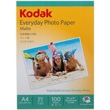 �´Kodak��A4 110g ��ɫ��ī��ӡֽ 100��/��